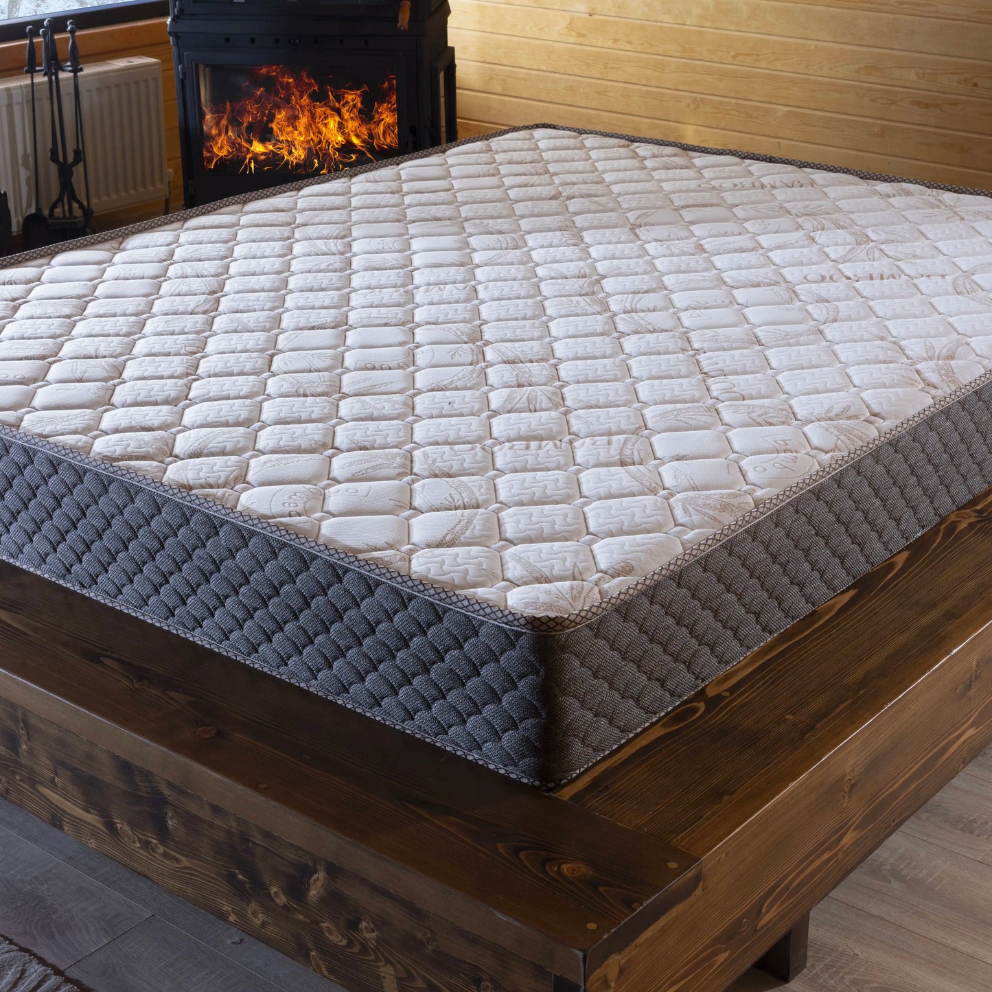 mubahyatak Full Ortopedik Bamboo Golden Star Yaylı Yatak