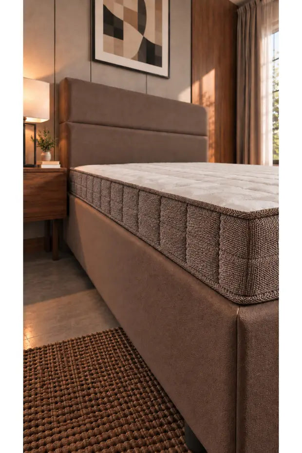 Tek Kişilik Full Ortopedik Bamboo Yaysız Sünger Yatak 90x190