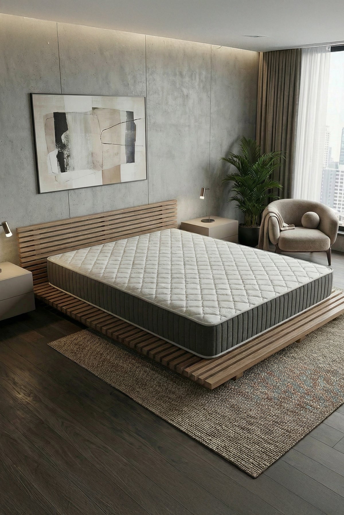 Full Ortopedik Bamboo Silver Line Yaylı Yatak