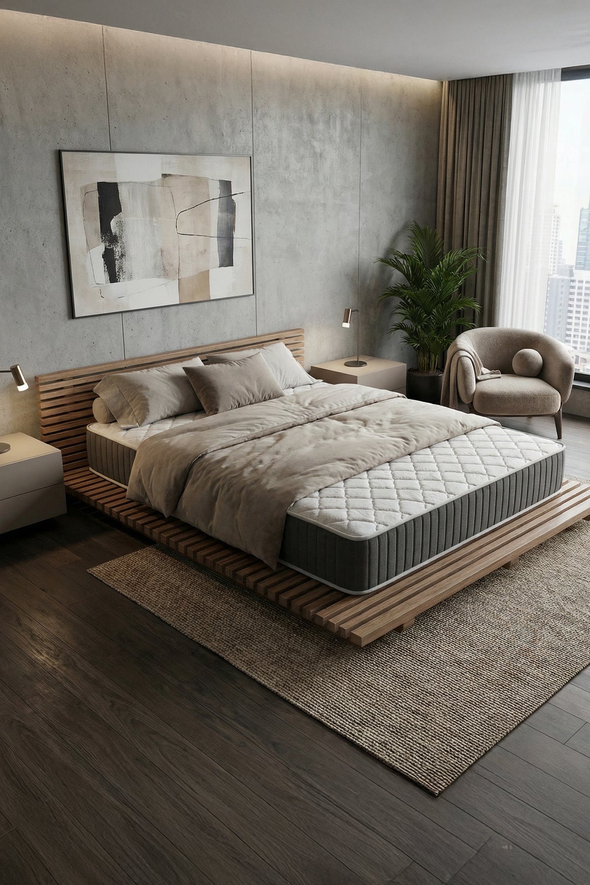 Full Ortopedik Bamboo Silver Line Yaylı Yatak