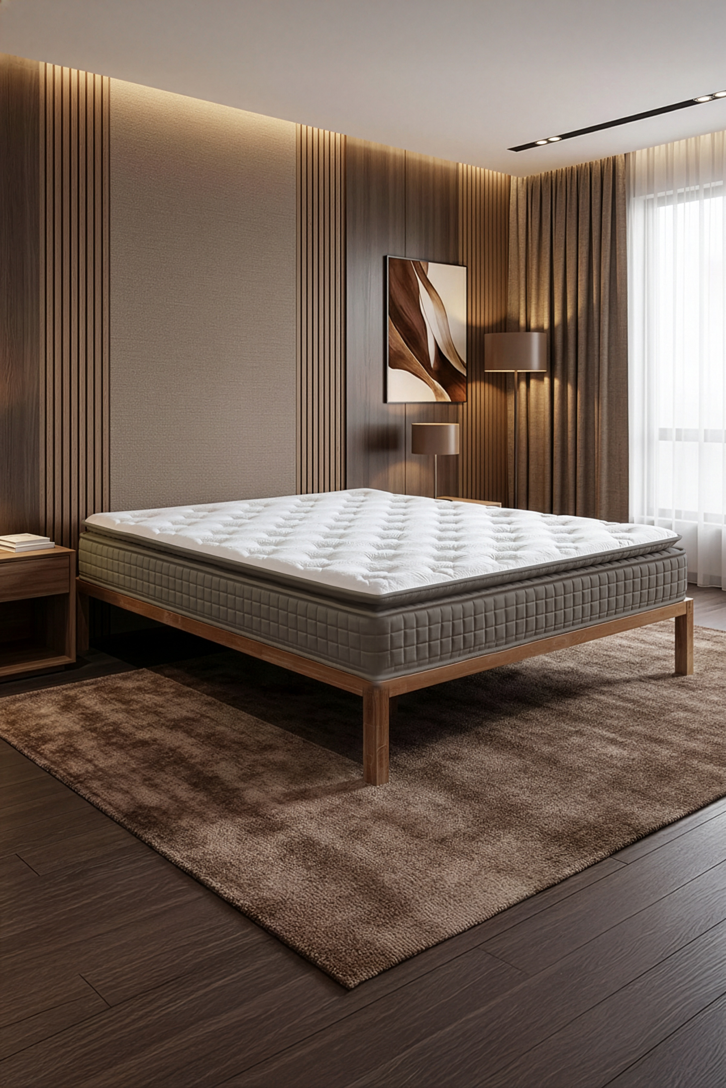 Zambak Ultra Ortopedik Bel ve Sırt Destekli Pedli Roll Pack Yaylı Yatak